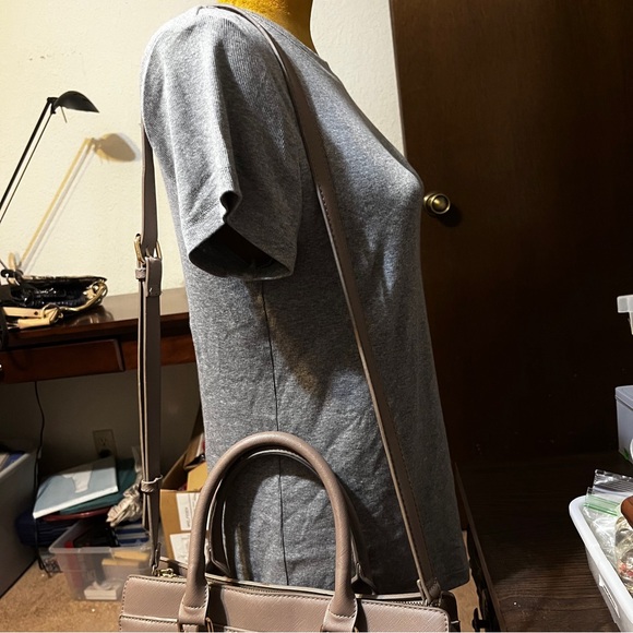 Elegant Miztique Taupe Handbag - Picture 8 of 13